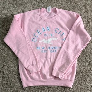 Pink Ocean City NJ Sweatshirt